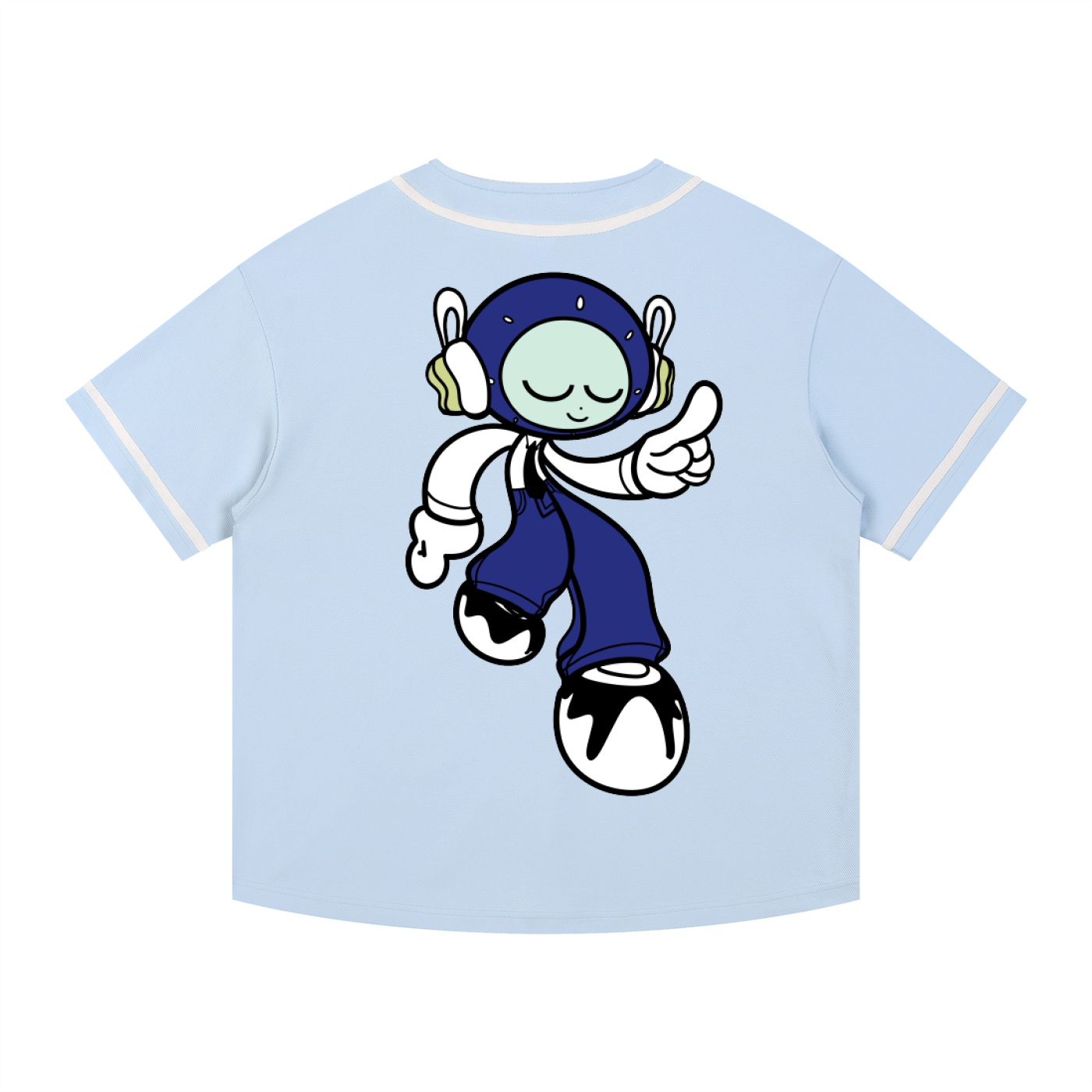 LIL KIWI Button-Up Jersey