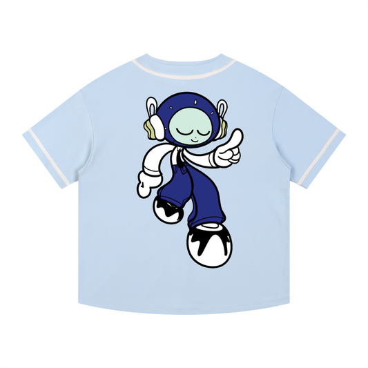 LIL KIWI Button-Up Jersey